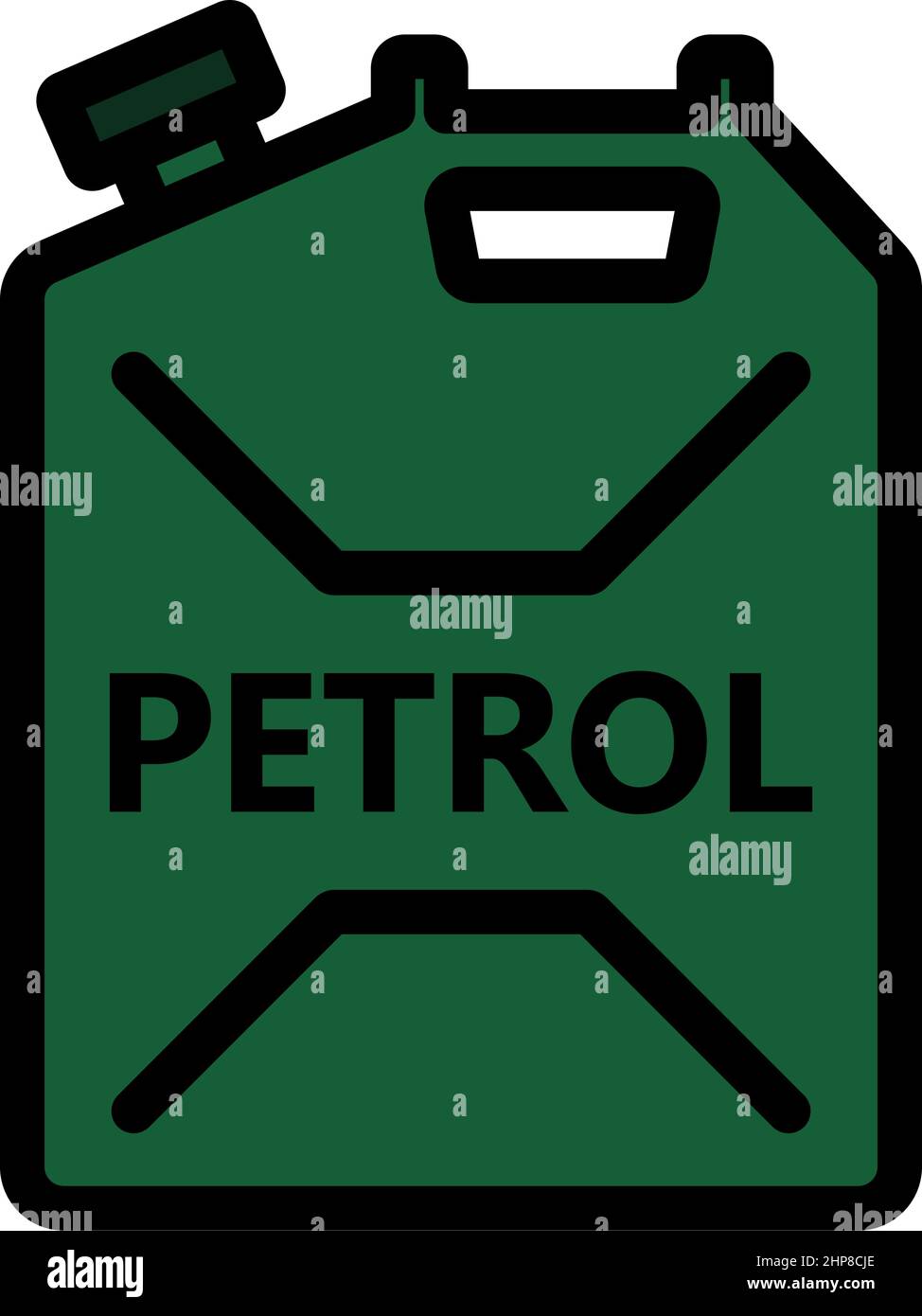 Symbol Für Kraftstoffbehälter Stock Vektor