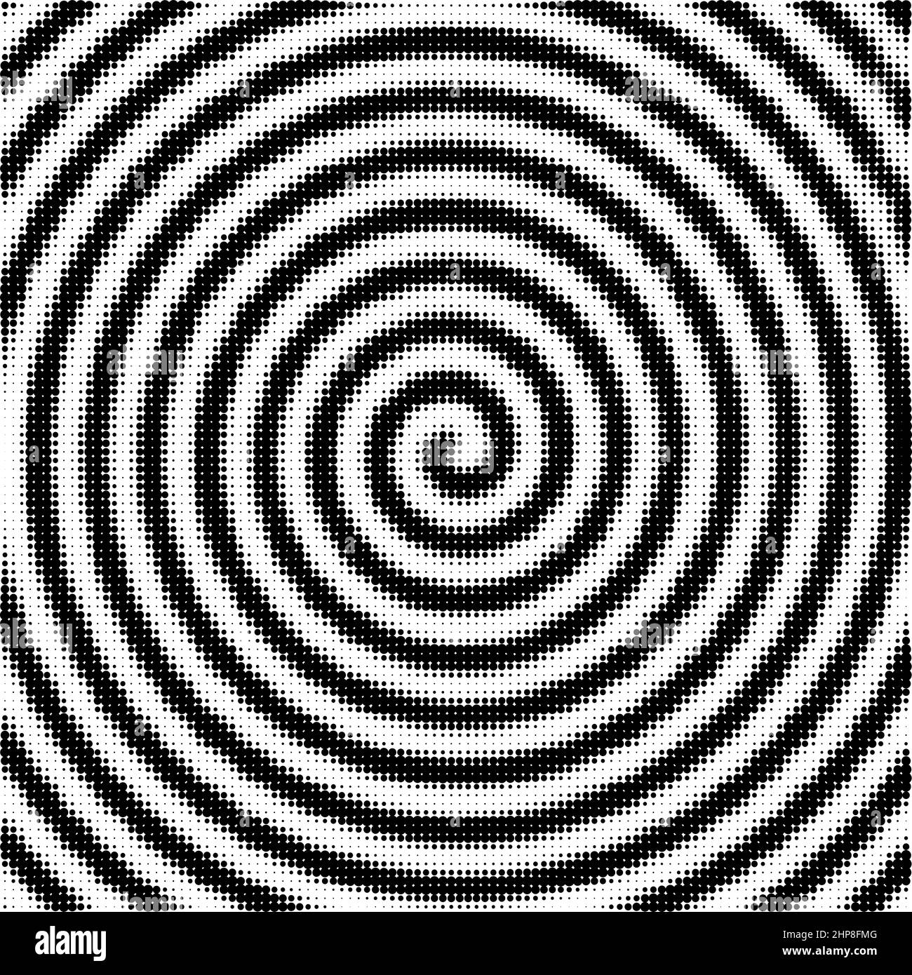 Rasterungsmuster. Satz von Punkten. Gepunktete Textur auf weißem Hintergrund. Overlay Grunge Template. Not Linear Design. Stock Vektor