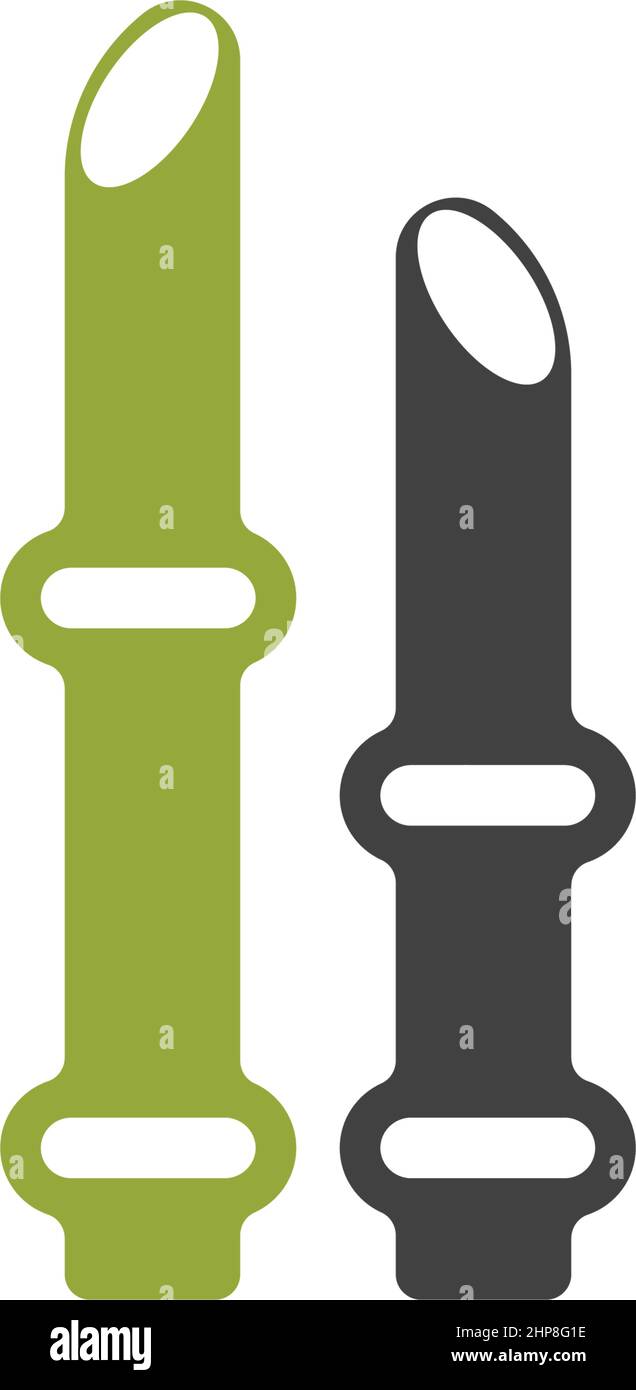 Bambus-Baum-Logo Symbol Design Illustration Vektor Stock Vektor