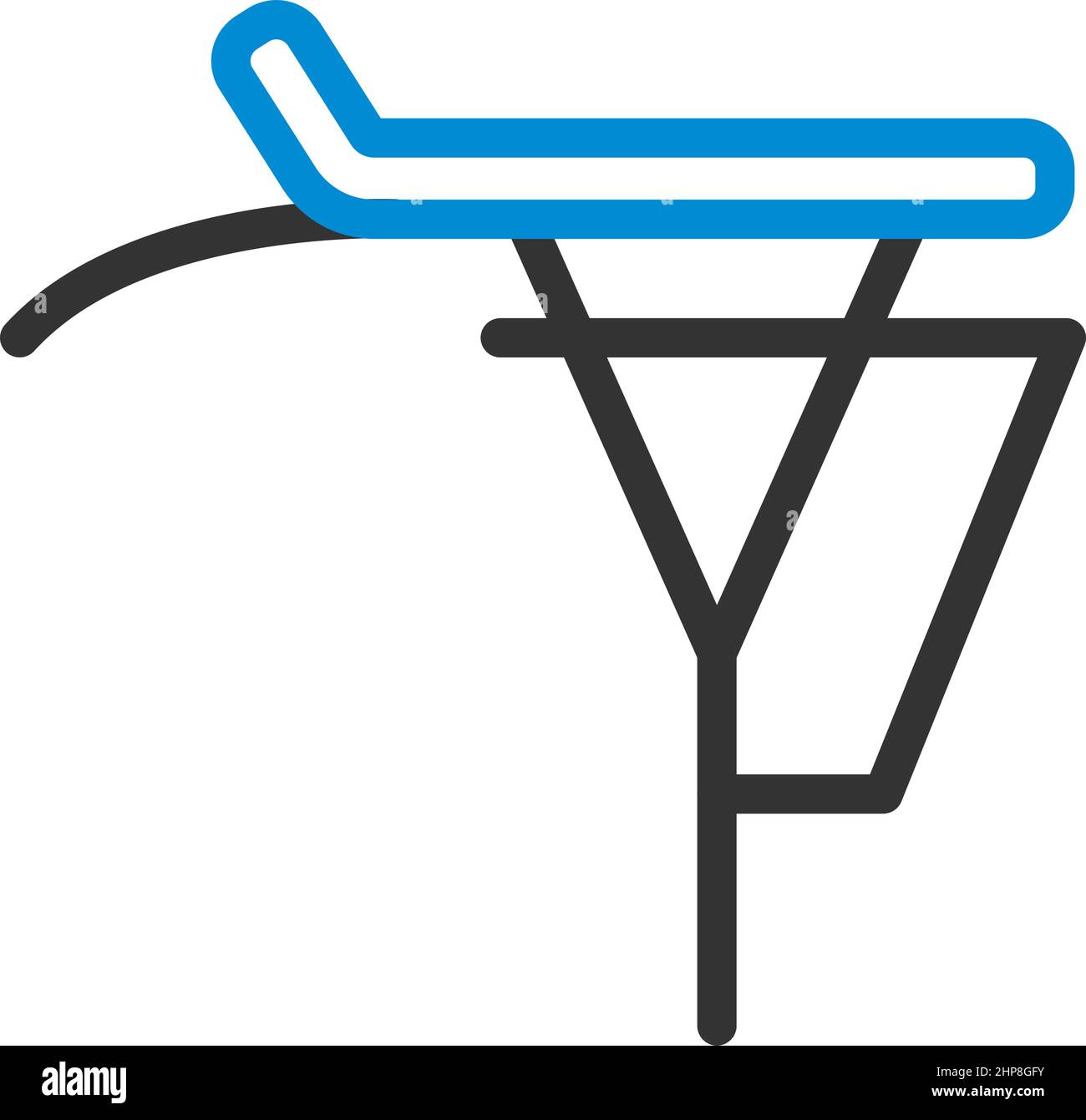 Symbol Für Den Gepäckträger Des Fahrrads Stock Vektor