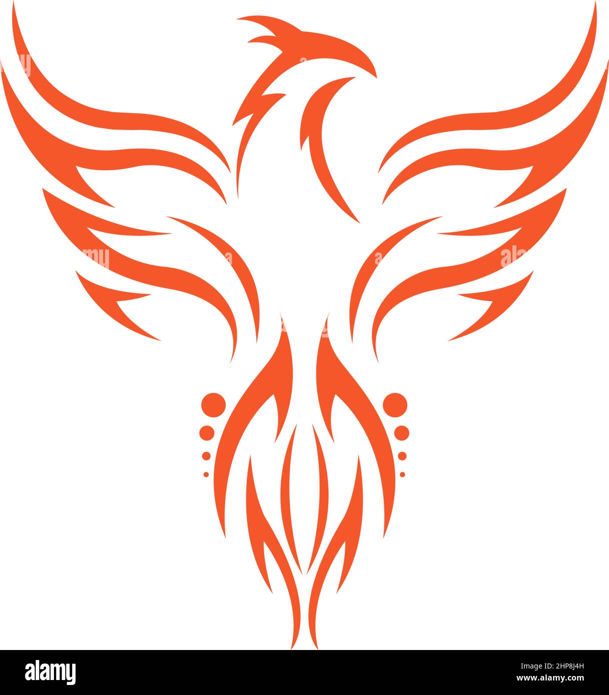 Vorlage für Phoenix Logo Icon Design Vektor Stock Vektor
