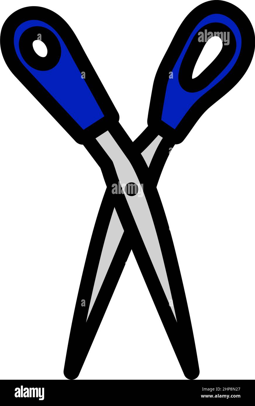 Symbol Für Schneiderschere Stock Vektor