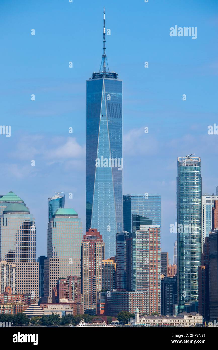Manhattan Skyline, One World Trade Center, New York, USA Stockfoto