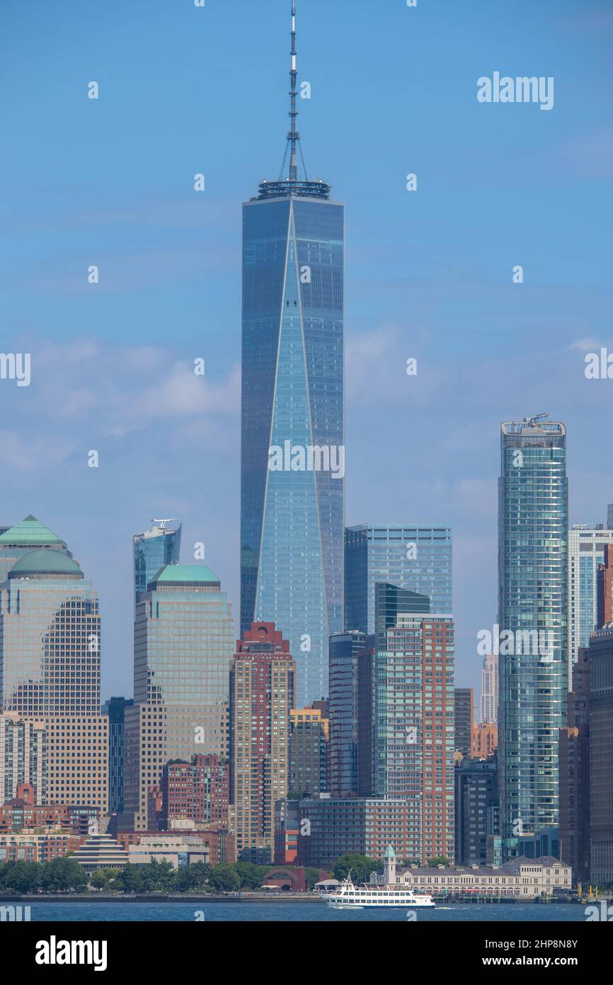 Skyline Manhatten, One World Trade Center, New York, USA Stockfoto