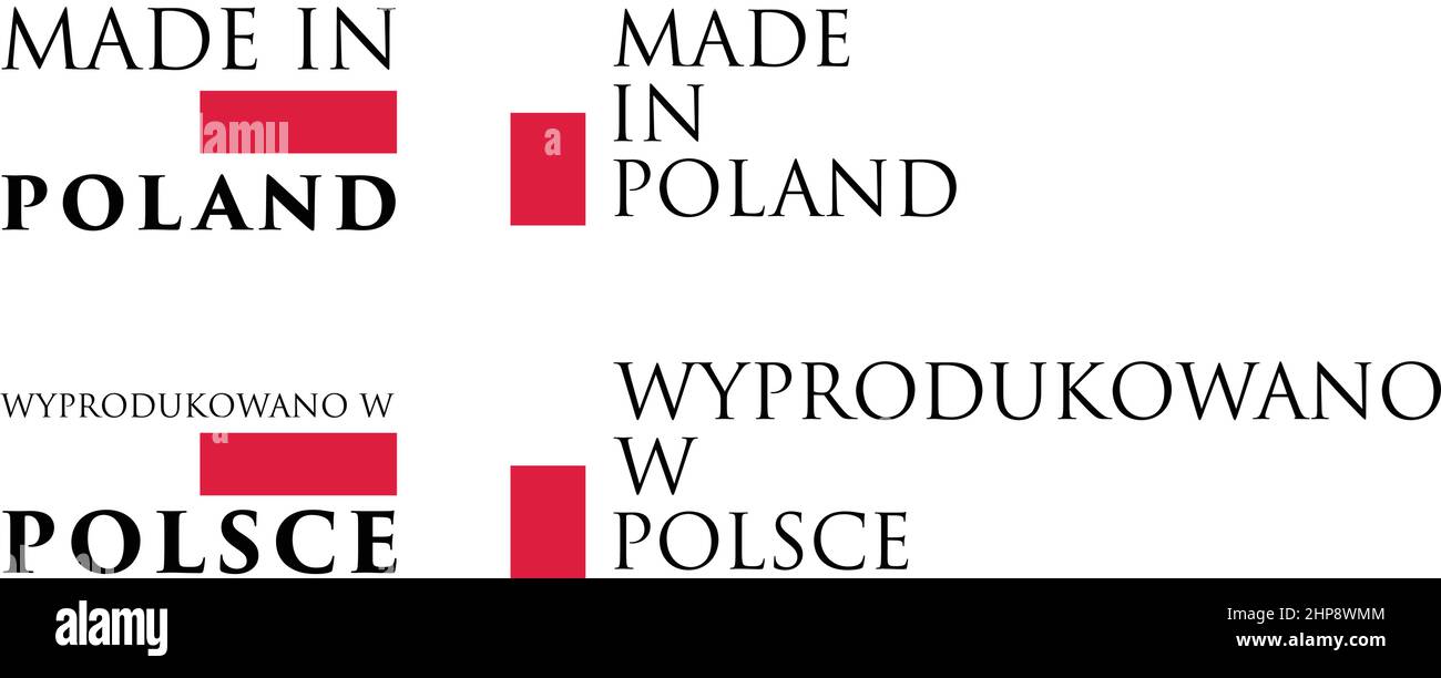 Einfach gemacht in Polen/Wyprodukowano w Polsce (Polnische Übersetzung