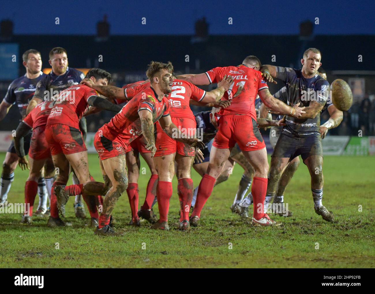 Betfred Championship, Featherstone V London 19.02.2022 Credit: Craig Cresswell/Alamy Live News Stockfoto