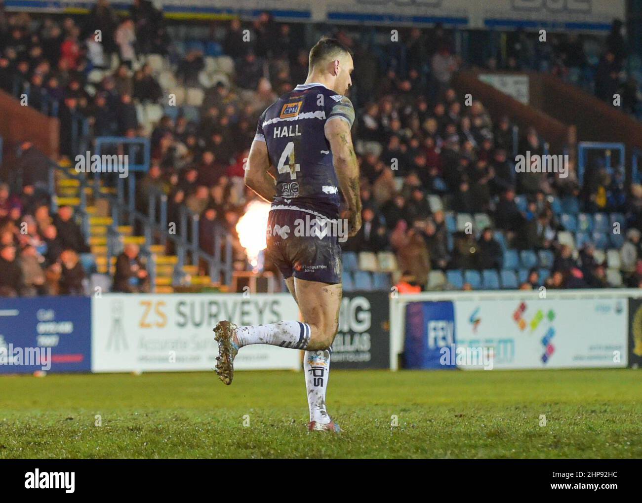 Betfred Championship, Featherstone V London 19.02.2022 Credit: Craig Cresswell/Alamy Live News Stockfoto