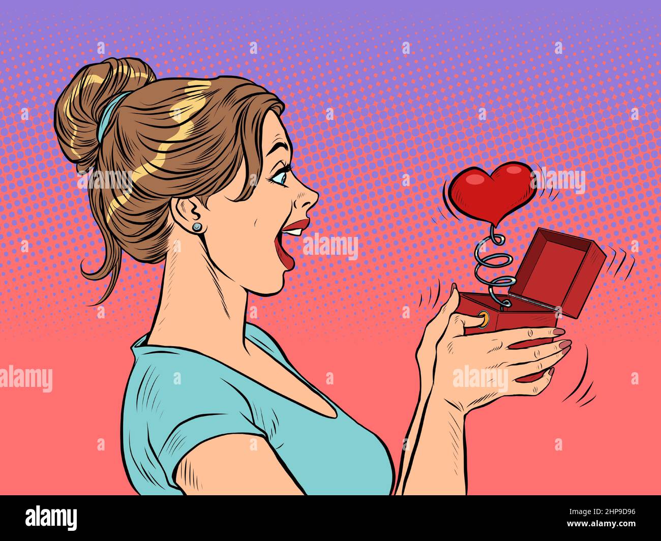 Frau kitsch kaufen Alamy