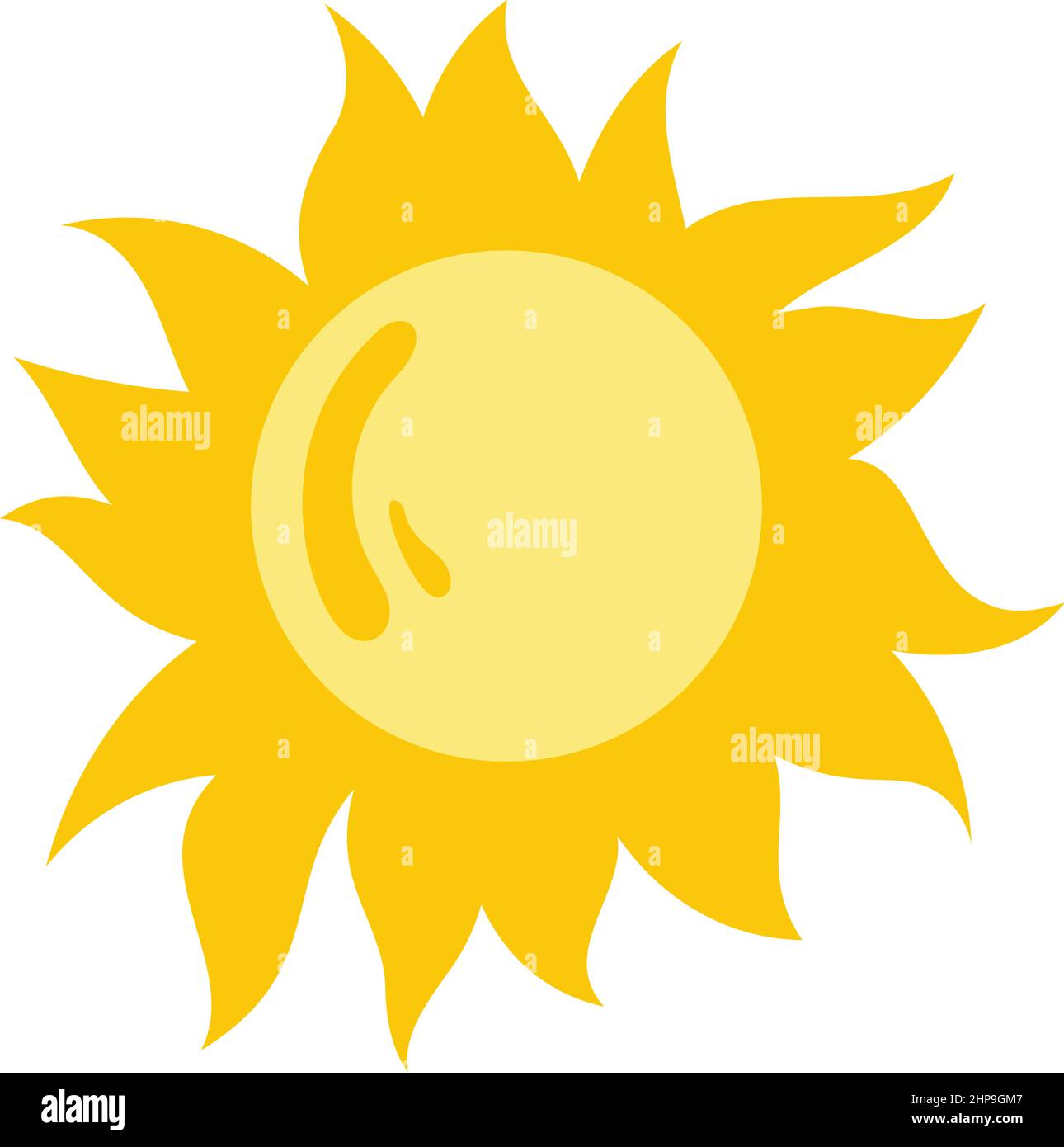 Sun Symbol Stock Vektor