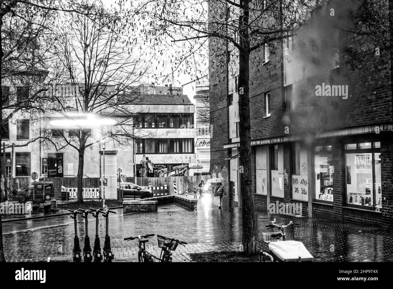 Lichtblick nach dem Sturm,Linden,Hannover.20.2.2022 Stockfoto