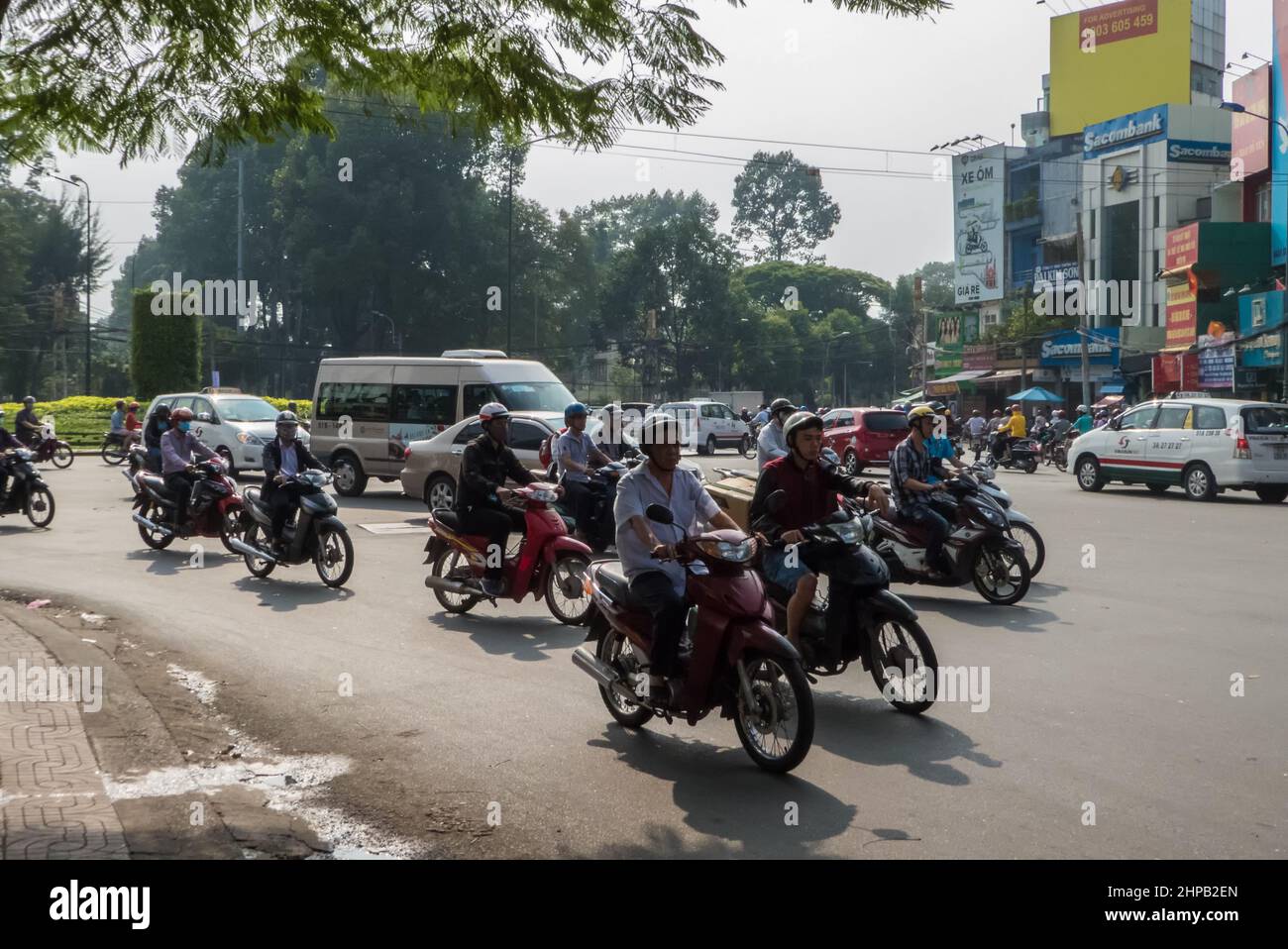 Ngã sáu Cộng hoà, Hồ Chí Minh, Vietnam Stockfoto