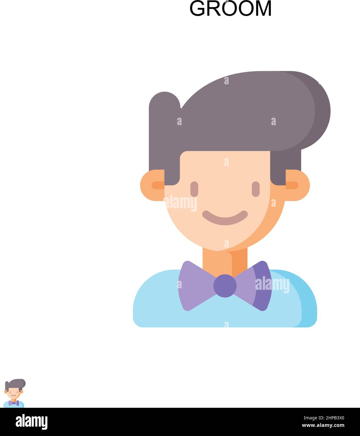 Einfaches Vektor-Symbol für den Bräutigam. Illustration Symbol Design-Vorlage für Web mobile UI-Element. Stock Vektor Einfaches Vektor-Symbol für den Bräutigam. Illustration Symbol Design-Vorlage für Web mobile UI-Element. Stock Vektor