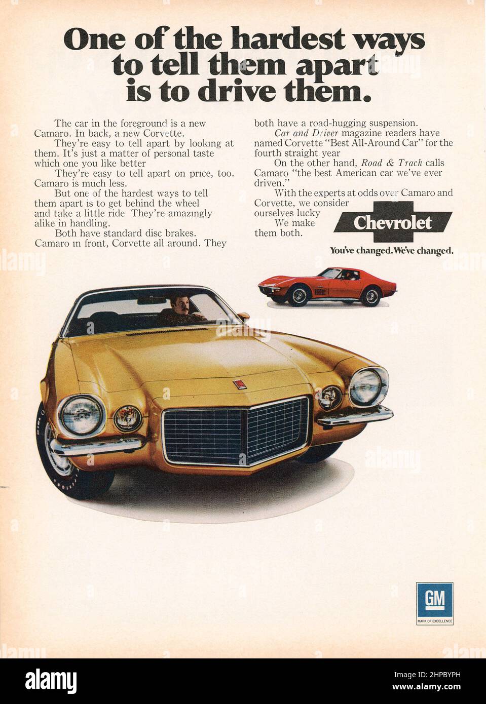 Vintage 12 April 1971 „Sports Illustrated“-Zeitschriftenanzeige, USA Stockfoto