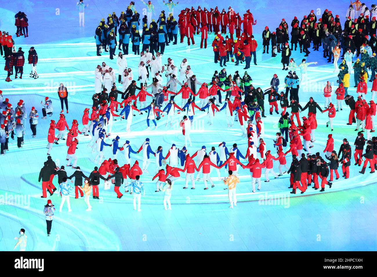 Genral View, 20. FEBRUAR 2022 : Abschlusszeremonie der Olympischen Winterspiele 2022 in Peking im Nationalstadion in Peking, China. (Foto von Yohei Osada/AFLO SPORT) Stockfoto