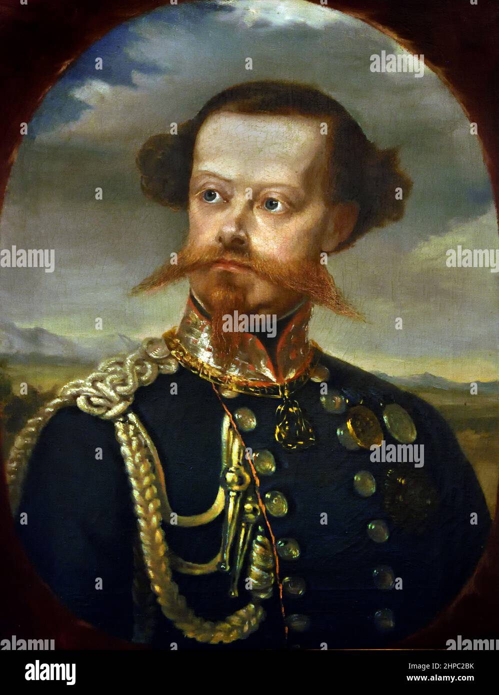 Der junge Viktor Emmanuel II., 1820 -1878, König von Sardinien, 1849 - 1861, übernahm den Titel, König von Italien, wurde der erste König, unabhängig, vereinigtes Italien, seit dem 6th. Jahrhundert, einen Titel hielt er bis zu seinem Tod im Jahr 1878, Italien, Italienisch, ( Vereinigung und die Schaffung des Königreichs Italien.) Stockfoto