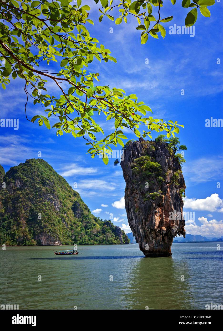 James Bond Island, Phang Nga, Beautiful Landmark Tourism Authority of Thailand. Stockfoto