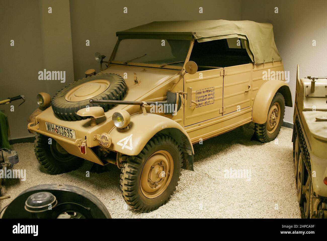 MM Park, Militärfahrzeugmuseum, La Wantzenau, Straßburg, Frankreich Stockfoto