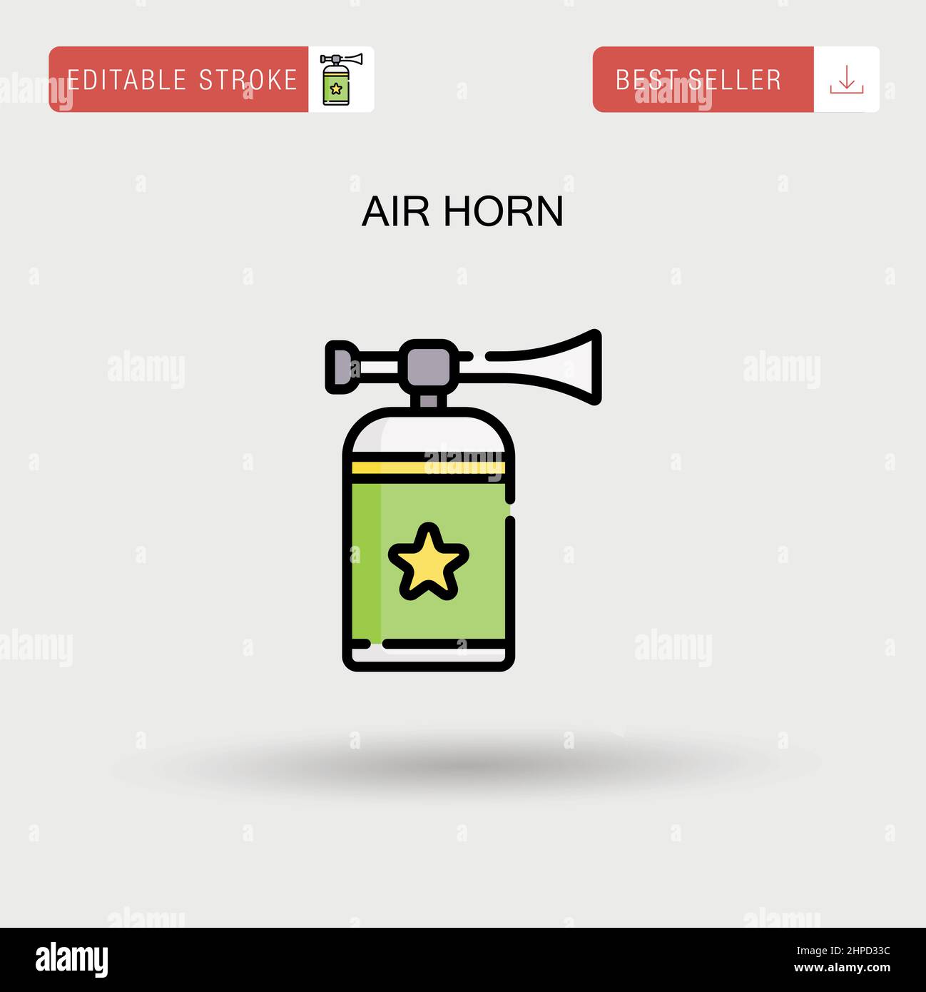 Air horn Stock-Vektorgrafiken kaufen - Alamy