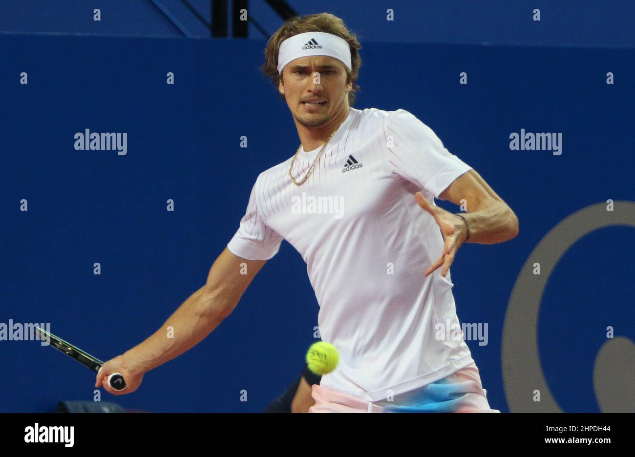Alexander Zverev aus Deutschland beim Finale der Open Sud de Fance 2022, ATP 250 Tennisturnier