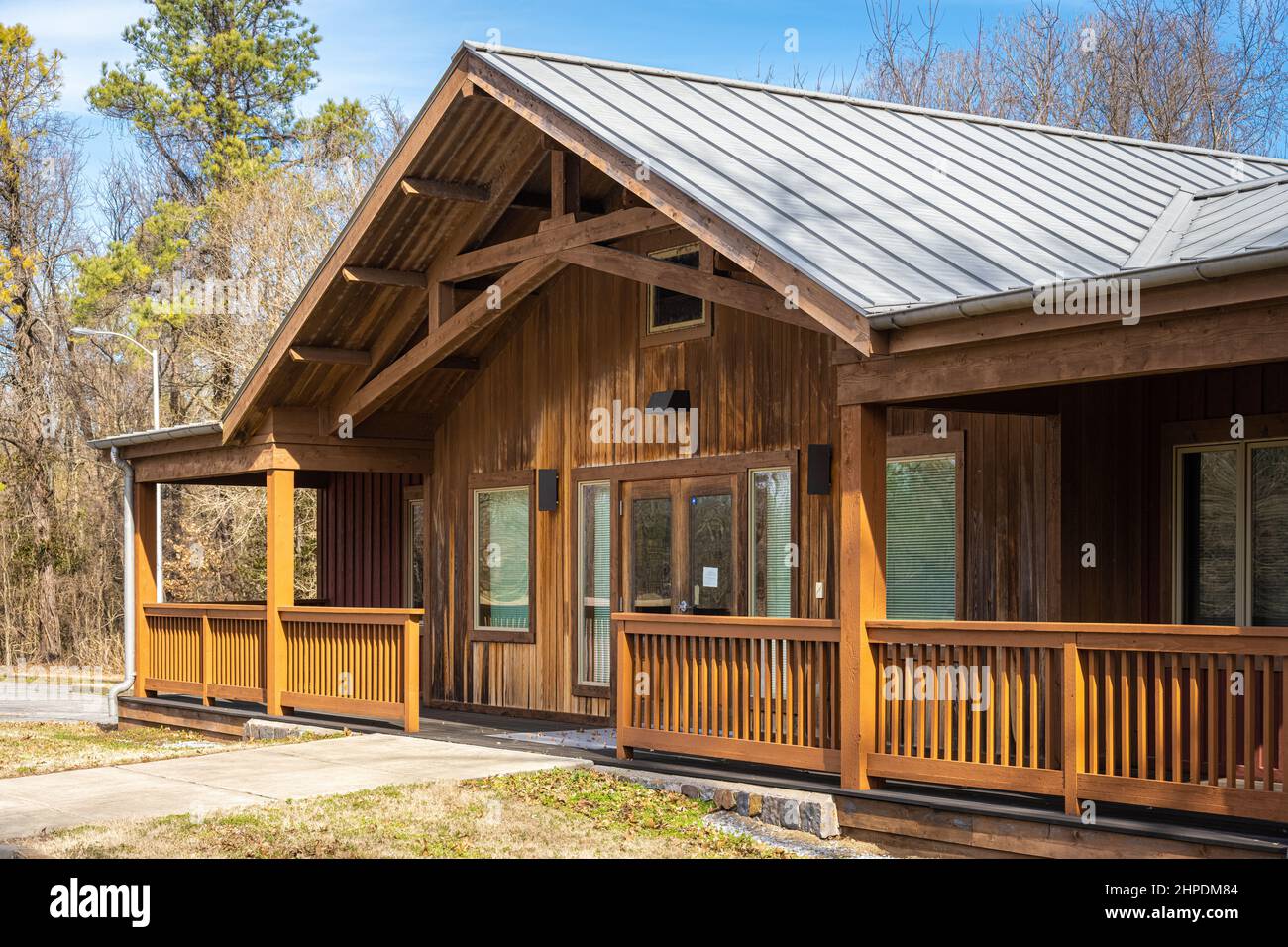 Wapanocca National Wildlife Refuge Visitor Center & Office in Turrell, Arkansas. (USA) Stockfoto