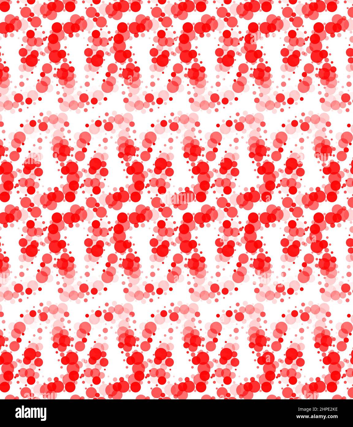 Zufällige Vektordarstellung mit Red Dot-Mustern Stock Vektor