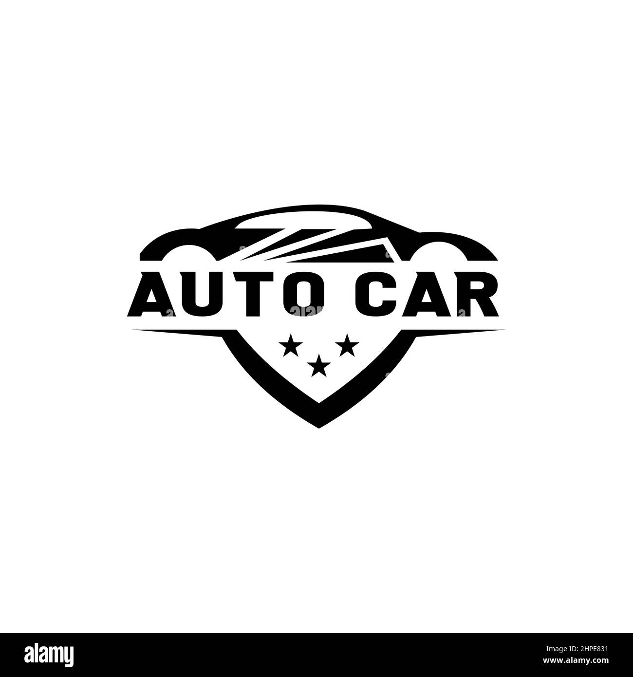 Moderne Auto Logo Vektor Illustration Stock Vektor