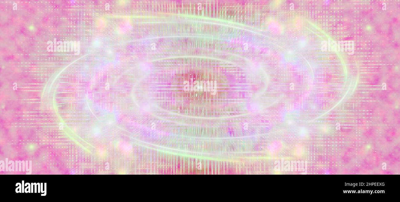 Ein abstraktes psychedelisches Burst-Shape-Hintergrundbild. Stockfoto