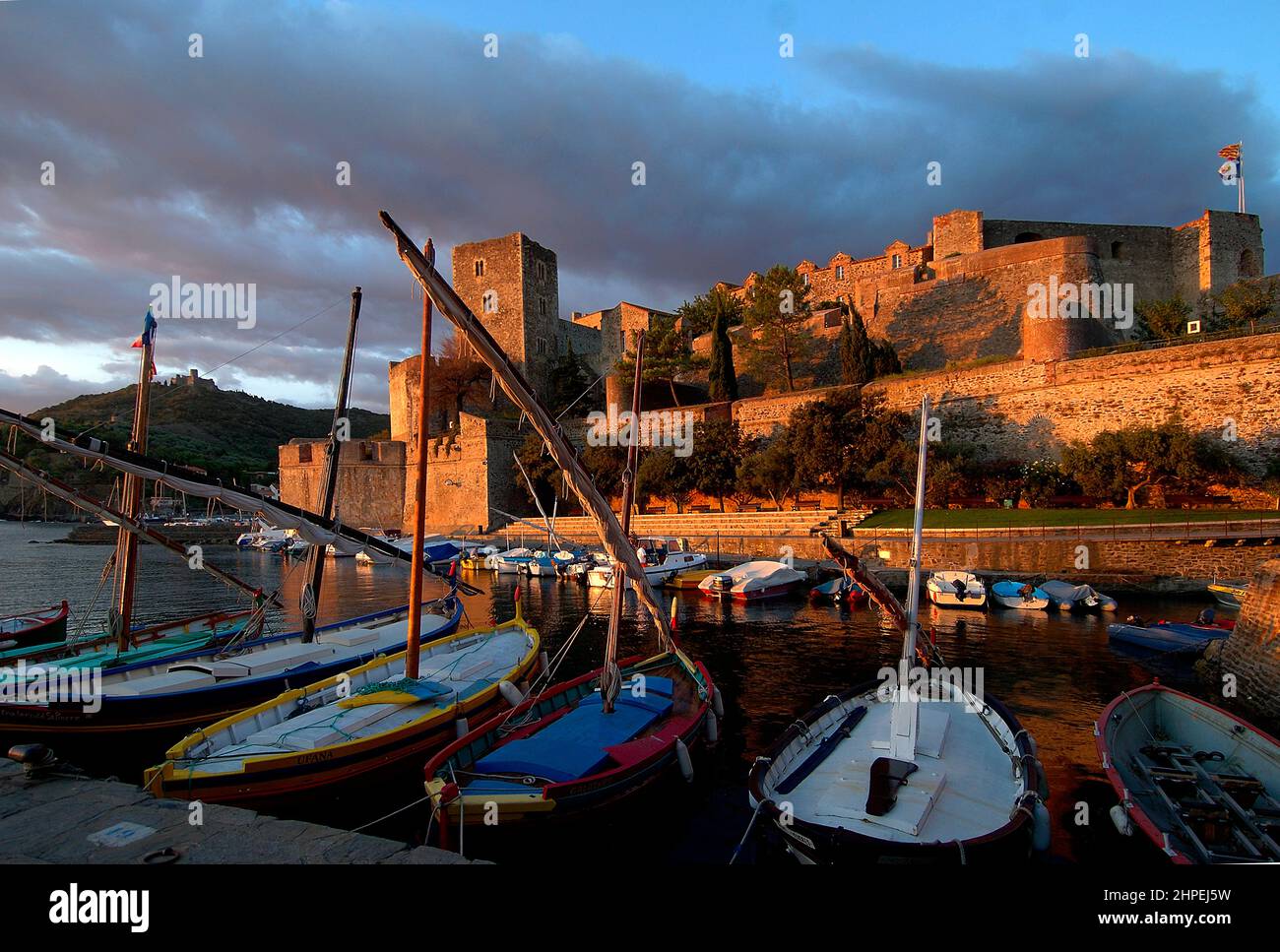 frankreich pyrenäen orientales collioure Stockfoto