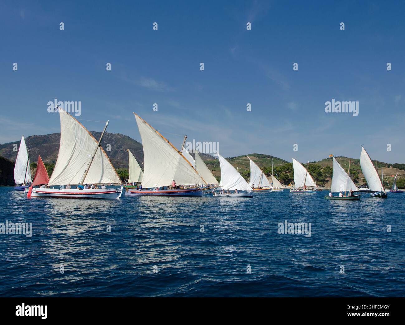 BAIE DE PAULILLES PYRENEES ORIENTALES FRANKREICH Stockfoto
