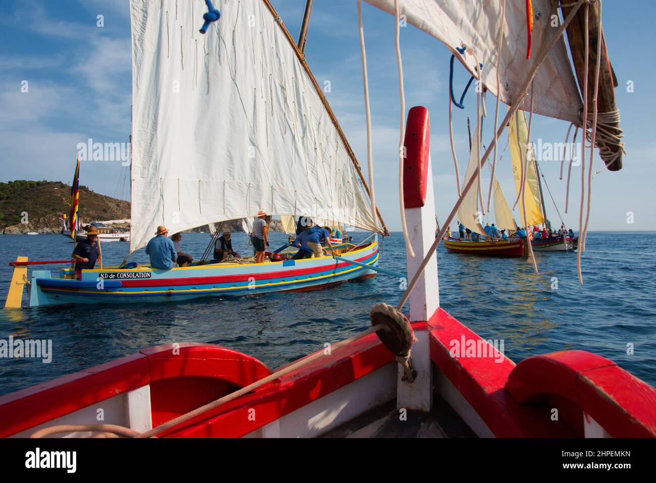BAIE DE PAULILLES PYRENEES ORIENTALES FRANKREICH Stockfoto