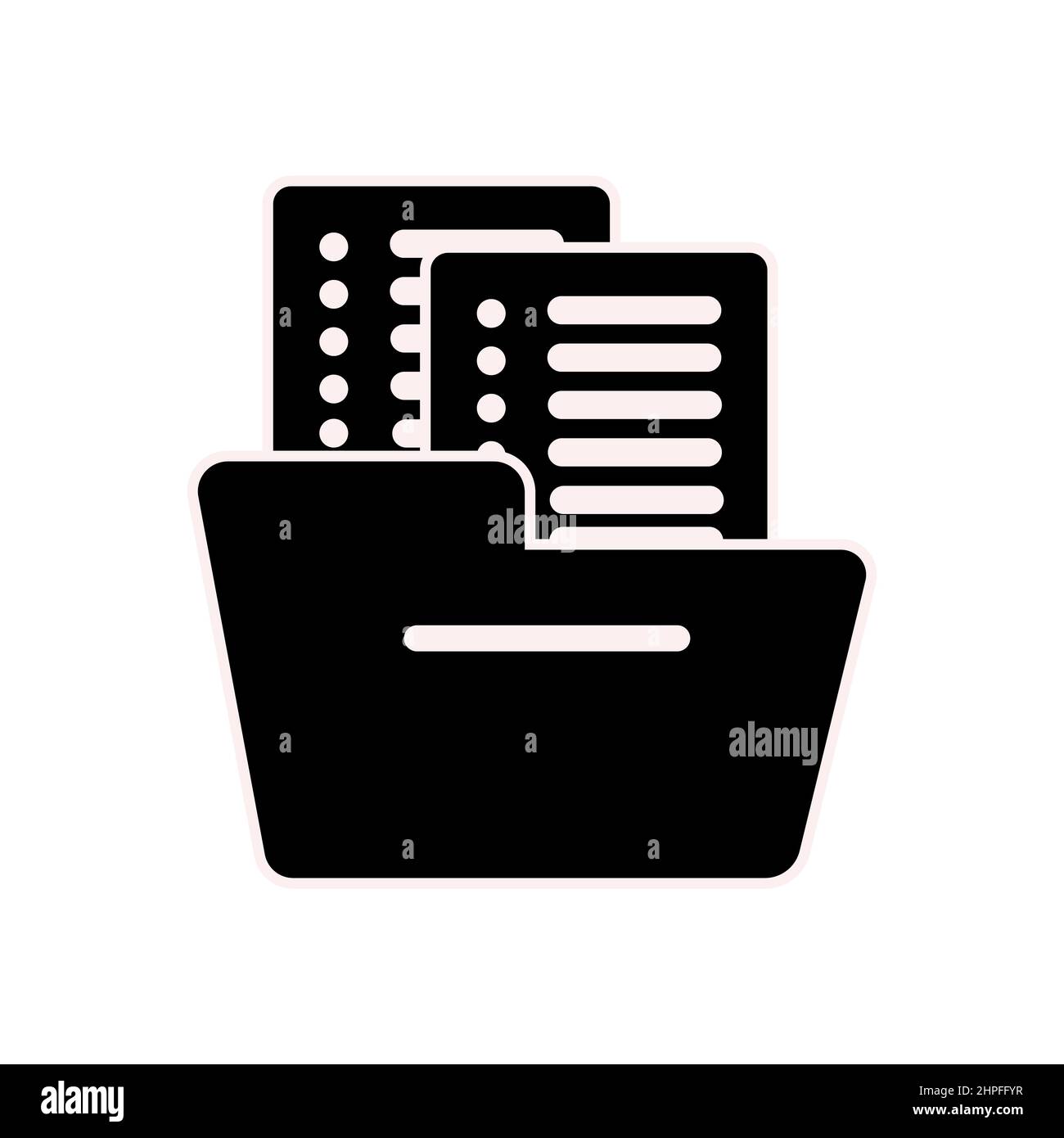 Abstraktes Vektor-Symbol auf der weißen, Illustration isoliert für Grafik-und Web-Design. Einfaches, flaches Symbol. Stock Vektor