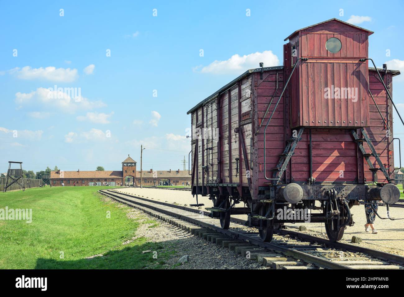 KZ Auschwitz Birkenau Stockfoto