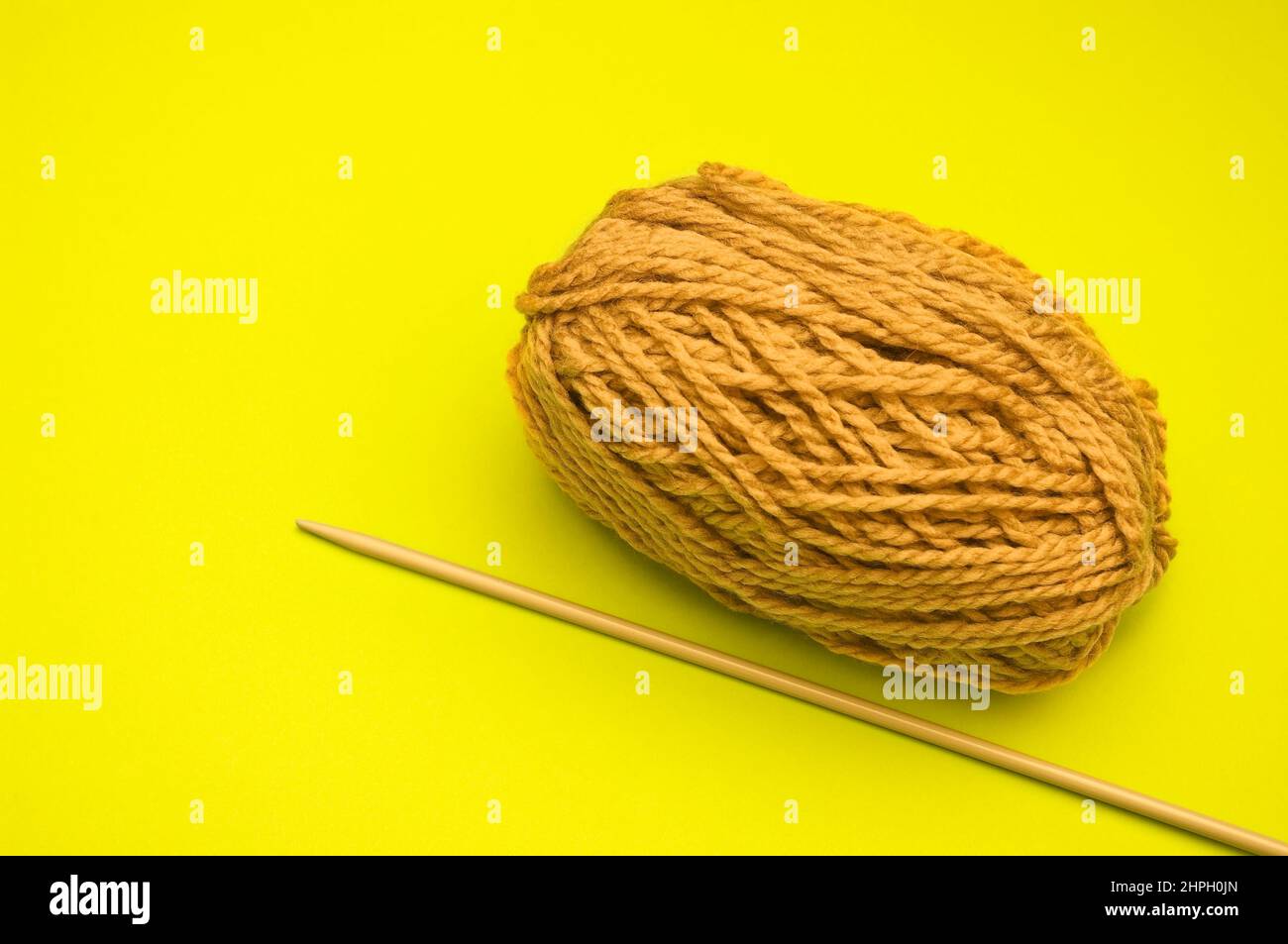 Ball aus Wolle für Mode und Bekleidung Kreation. Stockfoto