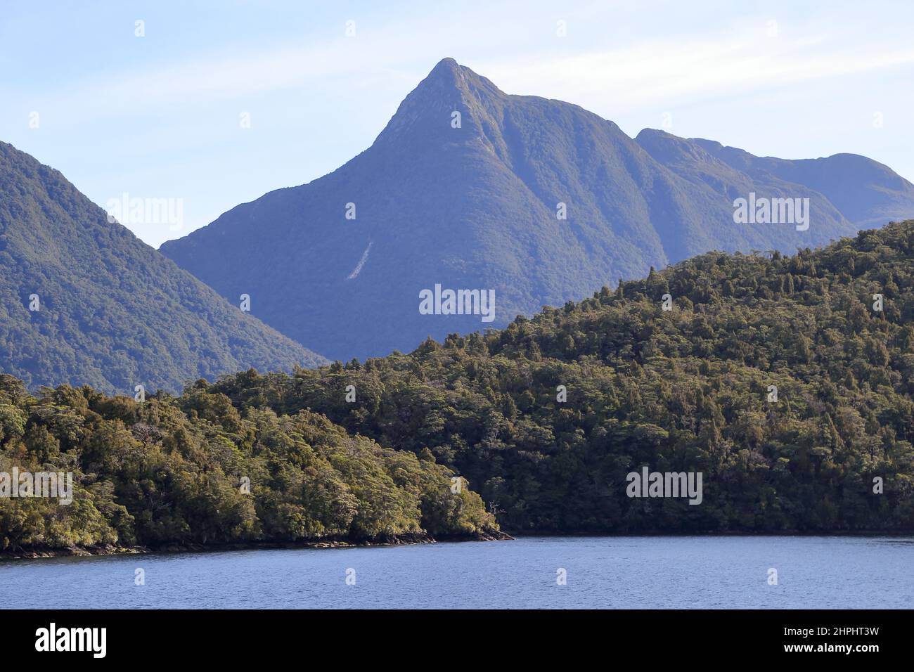 Dusky Sound Fiordland Neuseeland Stockfoto