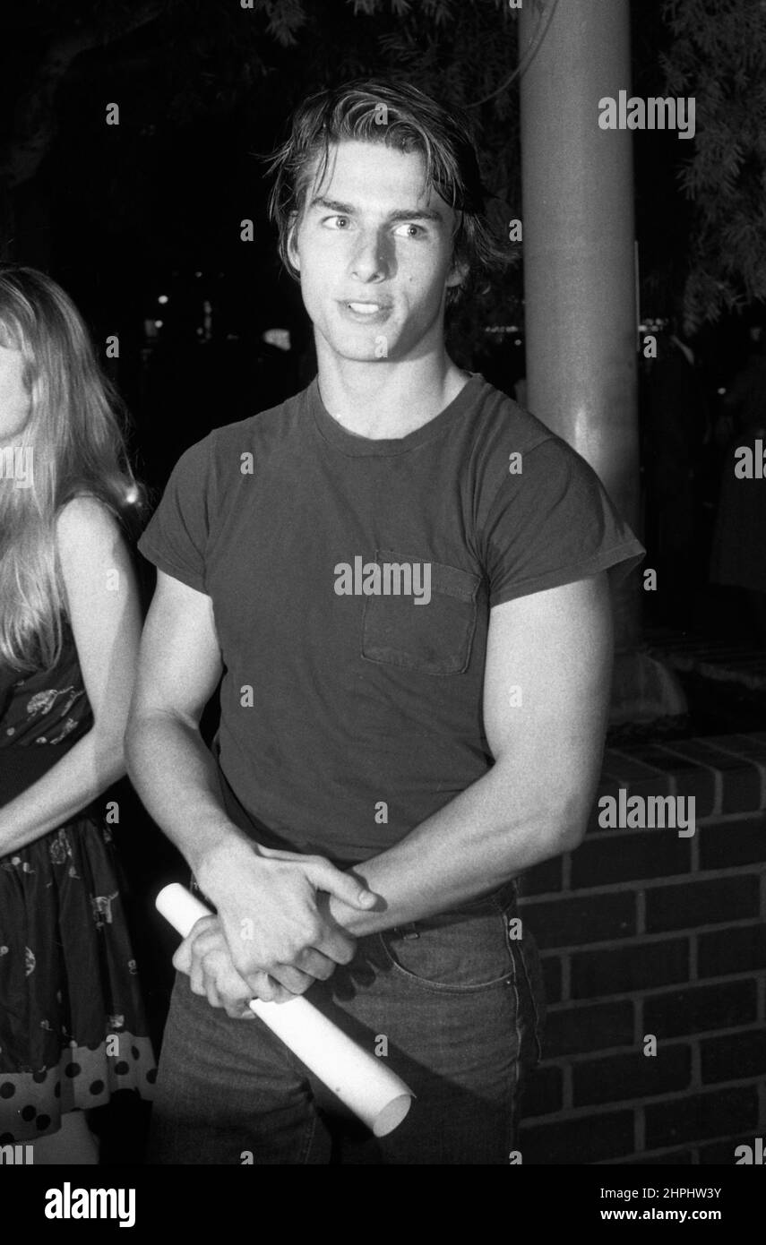Tom Cruise beim Screening von Risky Business 12. September 1983 Quelle: Ralph Dominguez/MediaPunch Stockfoto
