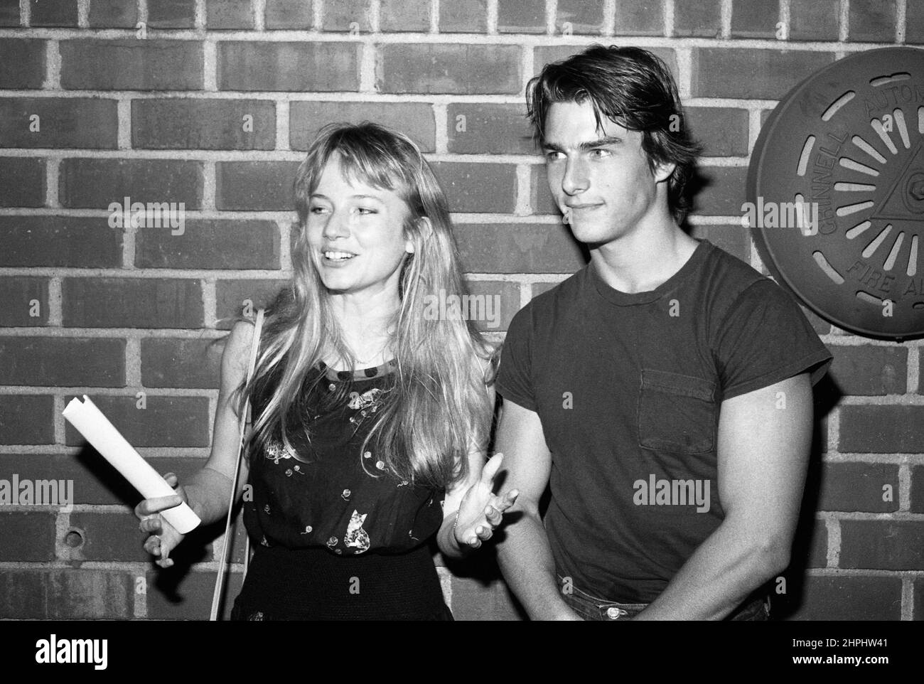 Rebecca De Mornay und Tom Cruise beim Screening von Risky Business 12. September 1983 Quelle: Ralph Dominguez/MediaPunch Stockfoto