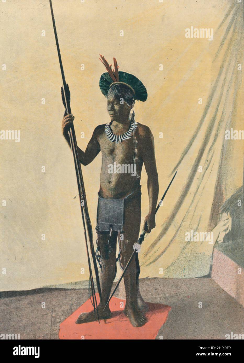 INDIEN Autour Du Monde Brésil 1895 - 1900 (1) - 19. Jahrhundert französischer Farbfotografiedruck Stockfoto