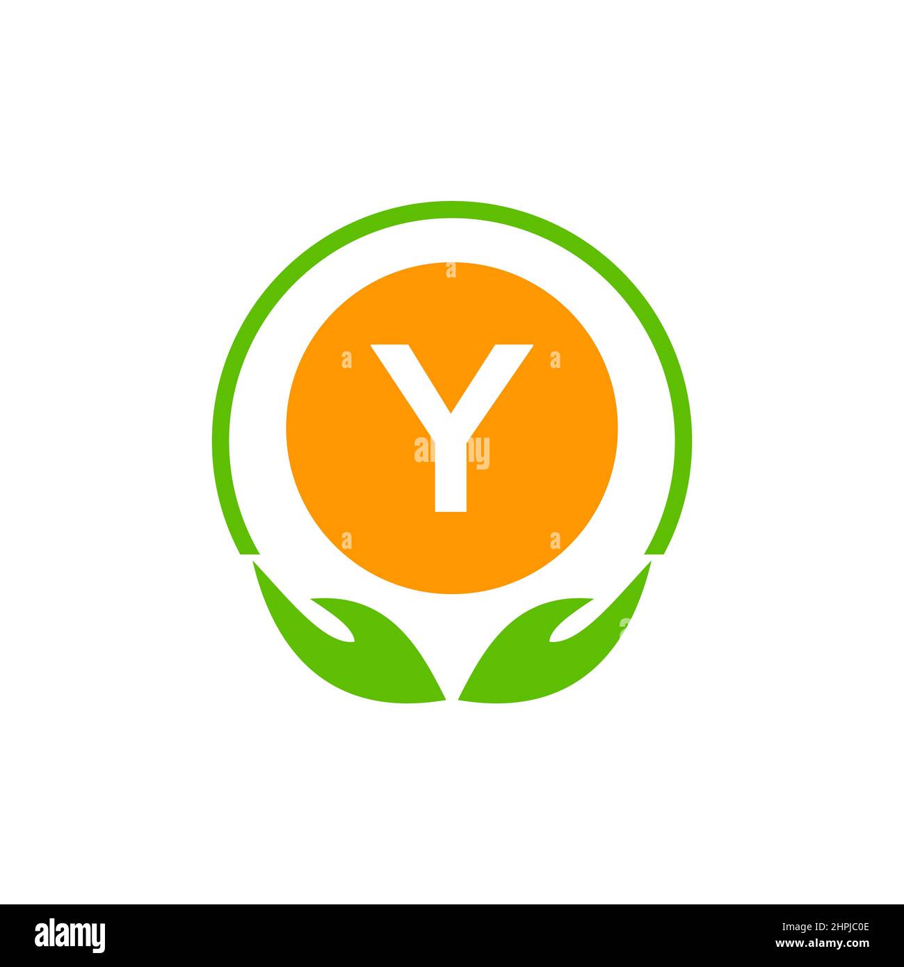 Symbol für das Gesundheitswesen Logo für die medizinische Apotheke auf dem Brief Y. Logo für Gesundheit, Wohltätigkeitsorganisation mit Vorlage für den Y-Schriftzug Stock Vektor