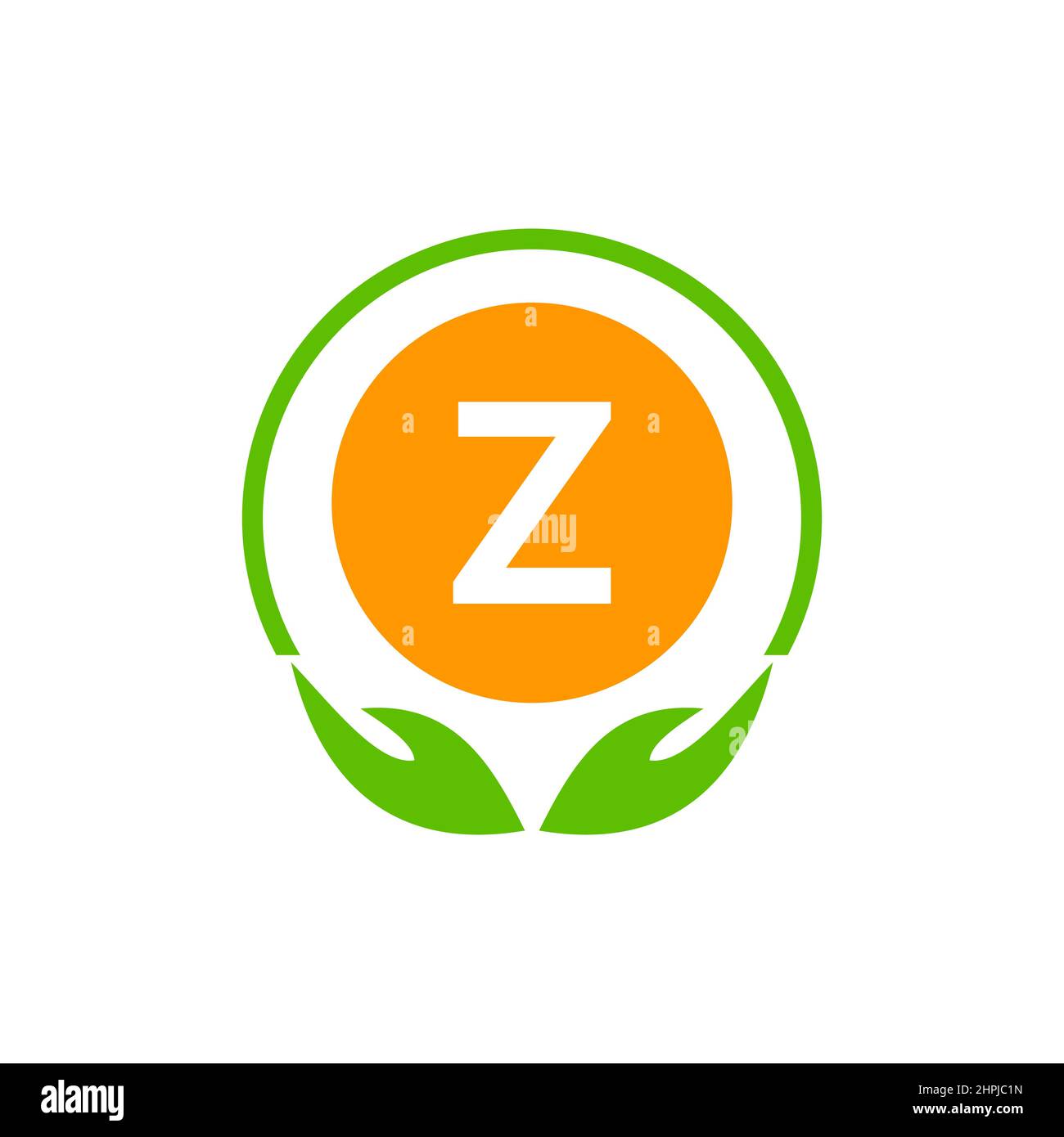 Healthcare Icon Logo der medizinischen Apotheke auf dem Buchstaben z. Gesundheit, Charity Logo mit Z-Logotyp-Vorlage Stock Vektor