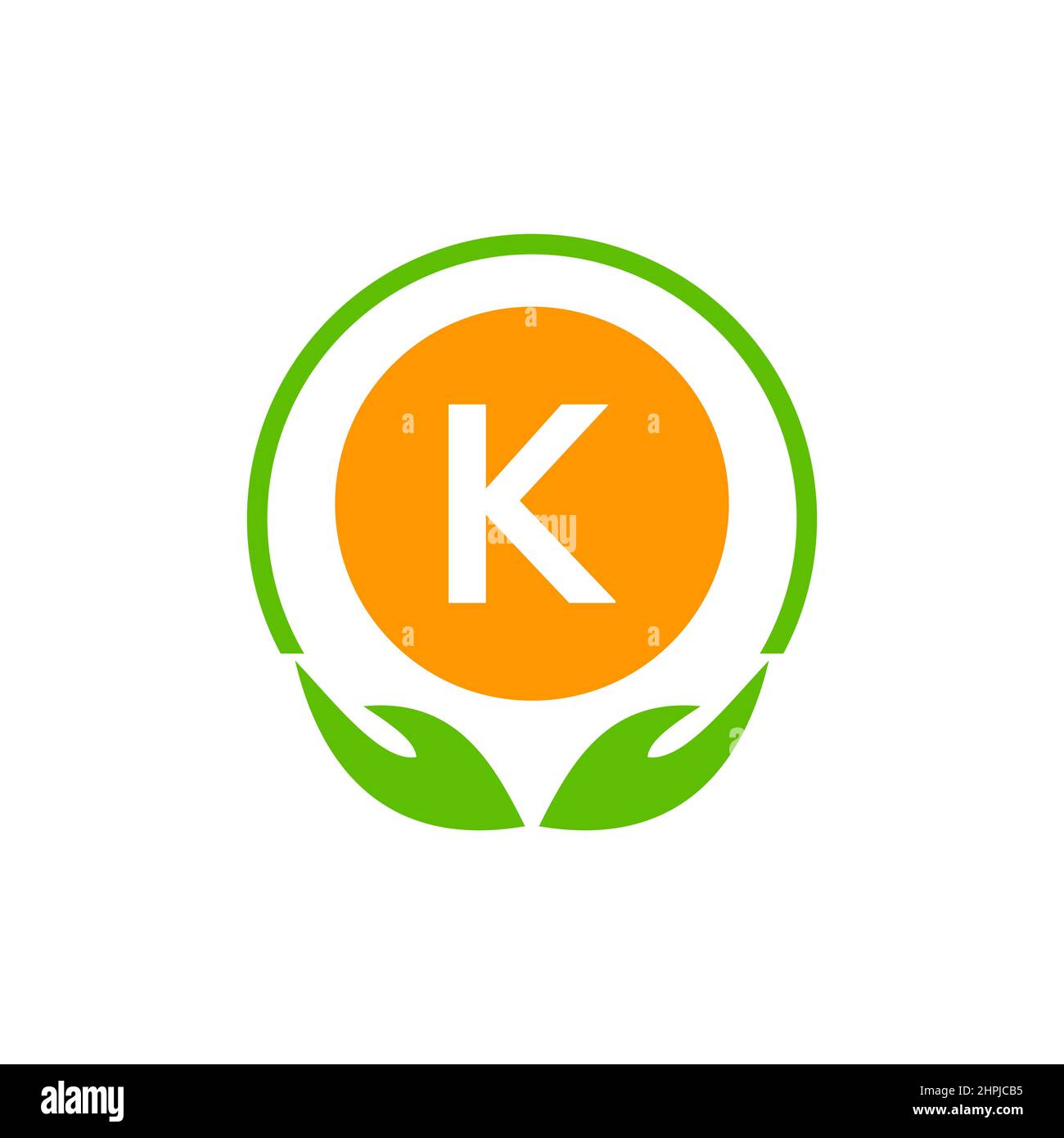 Healthcare Icon Logo der medizinischen Apotheke auf dem Buchstaben K. Health, Charity Logo mit K-Logotyp-Vorlage Stock Vektor