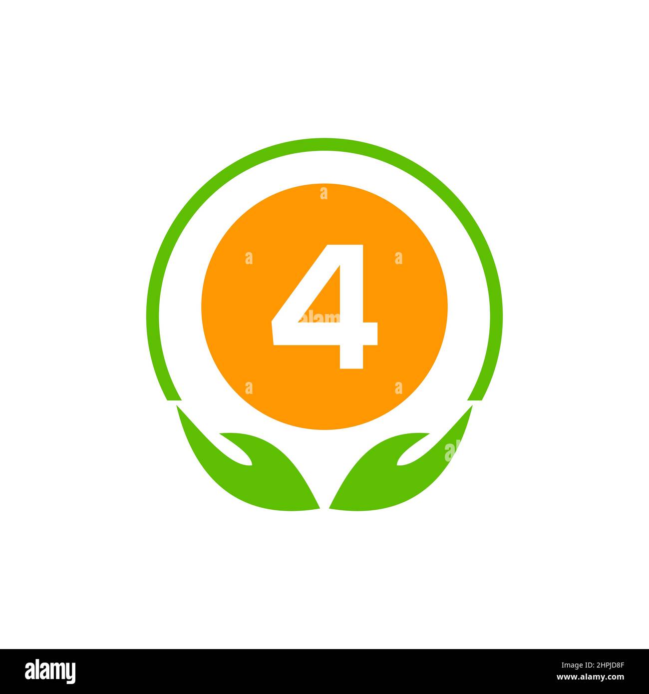 Healthcare Icon Logo Der Medizinischen Apotheke Auf Brief 4. Gesundheit, Wohltätigkeitslogo Mit 4-Logo-Vorlage Stock Vektor