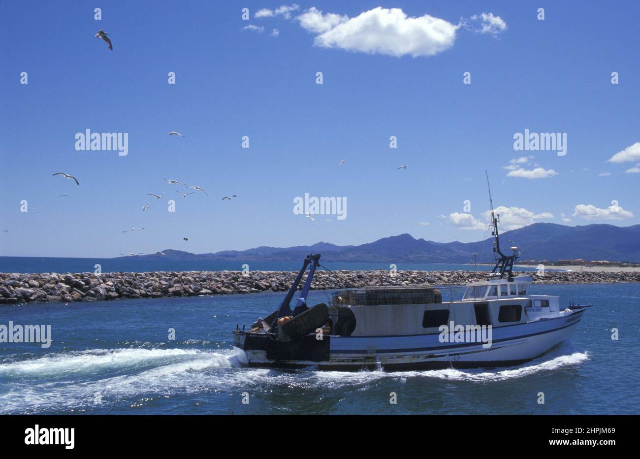frankreich pyrenäen orientales roussillon peche au Lamparo Stockfoto