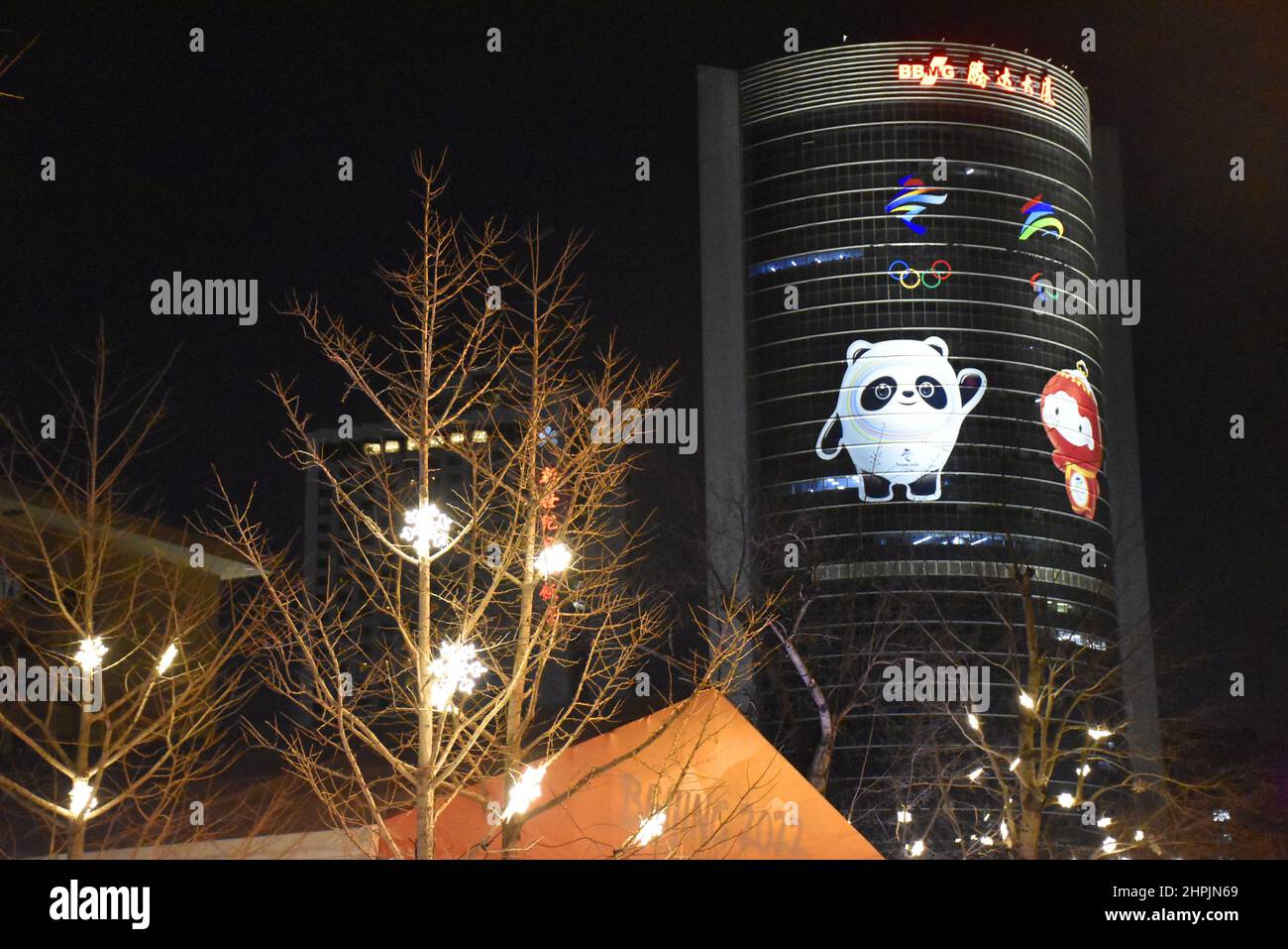 Peking, Peking, China. 22nd. Februar 2022. Am 20. Februar 2022 ...