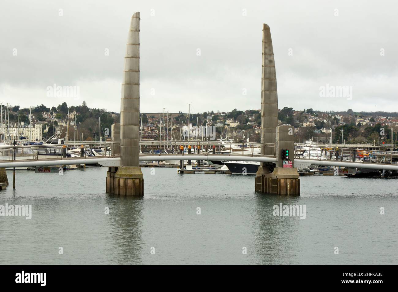 Torquay Harbour Bridge, Devon, England, Großbritannien Stockfoto