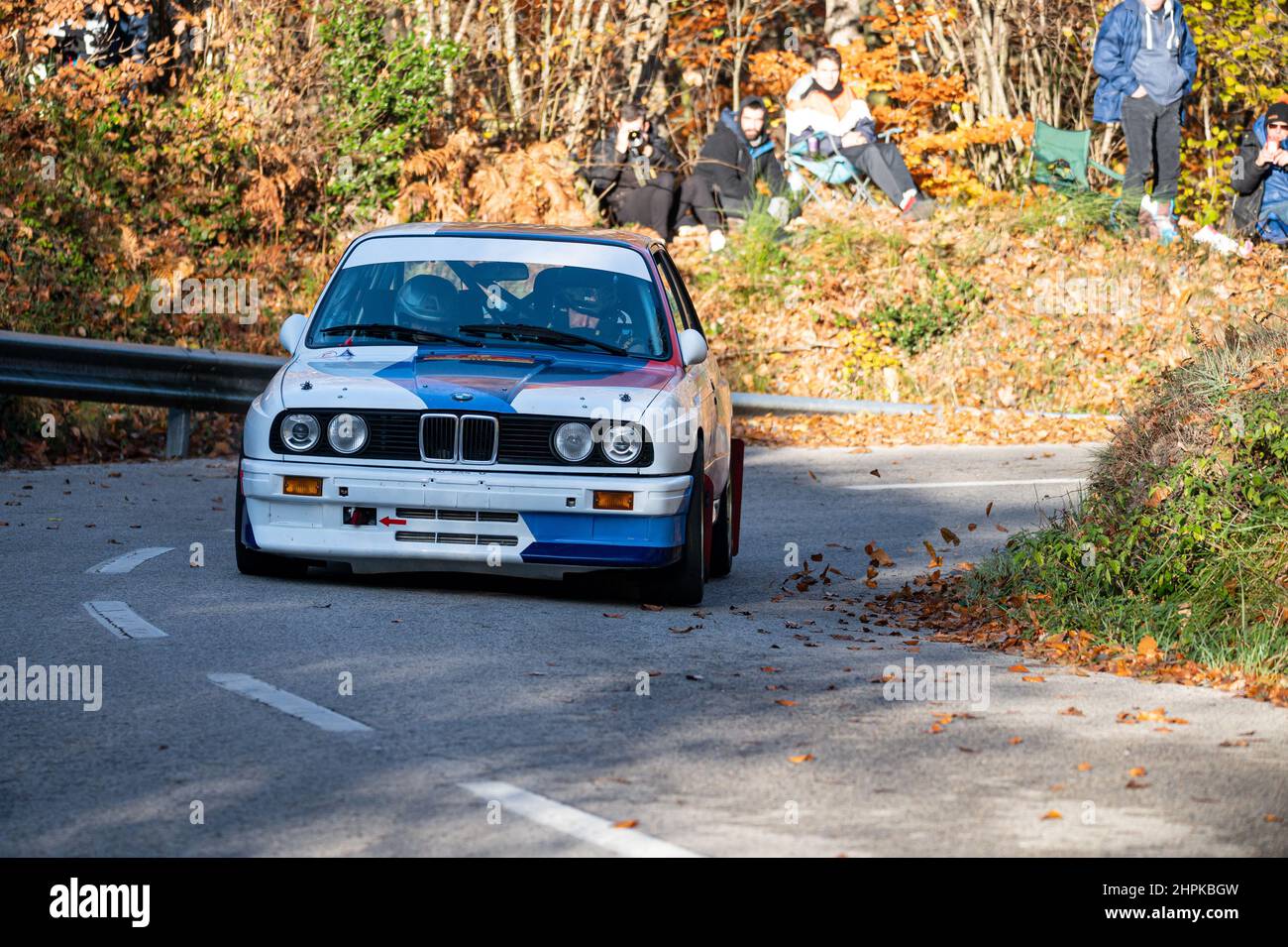 Costa Brava Rallye BMW E30 M3 Stockfoto