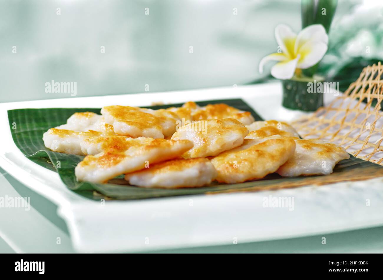 茂名美食墨鱼饼 Stockfoto