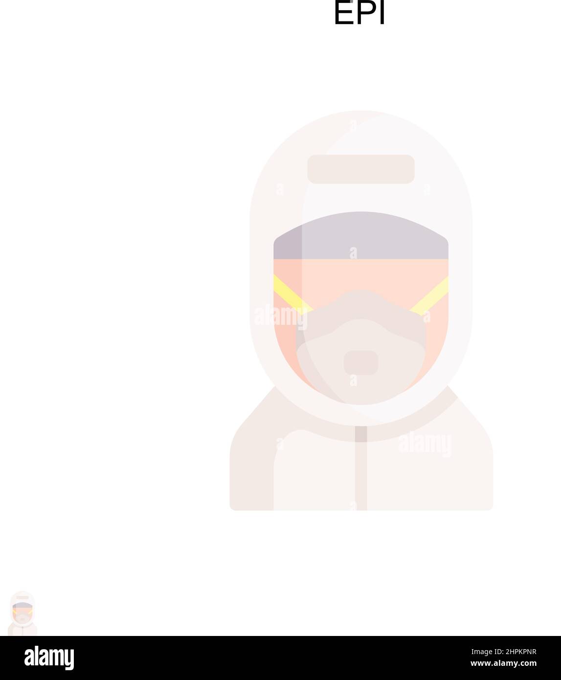 Einfaches EPI-Vektorsymbol. Illustration Symbol Design-Vorlage für Web mobile UI-Element. Stock Vektor