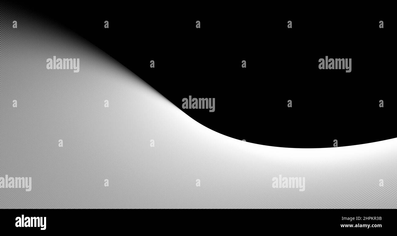 Bild eines sich drehenden dna-Strangs auf schwarzem und weißem Hintergrund Stockfoto