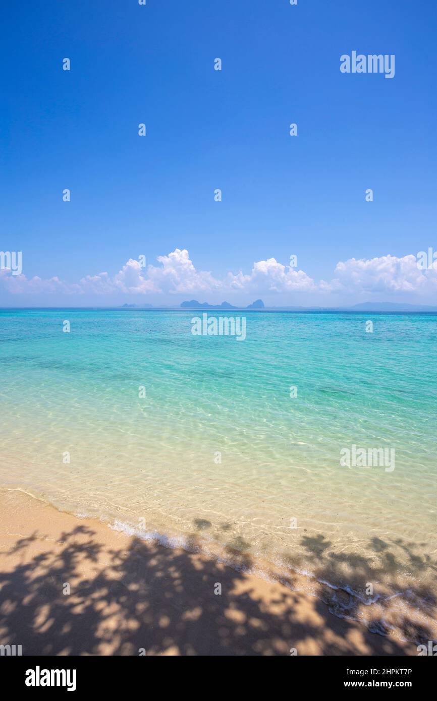 Wunderschöne Strände auf Koh Ngai, südlich der Andaman Küste, Provinz Krabi, Thailand. Stockfoto