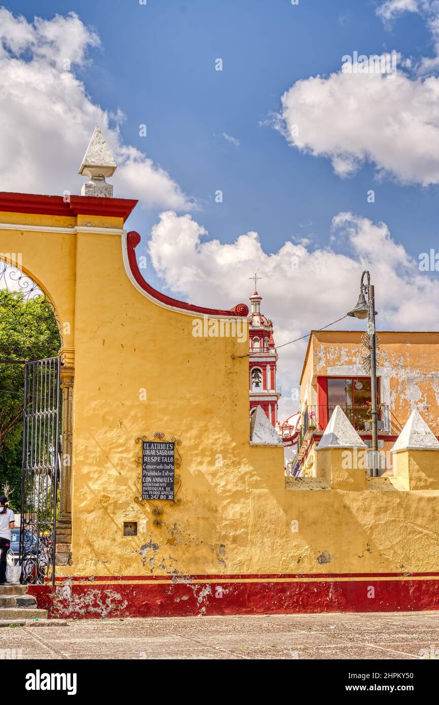 San Pedro Cholula, Mexiko Stockfoto